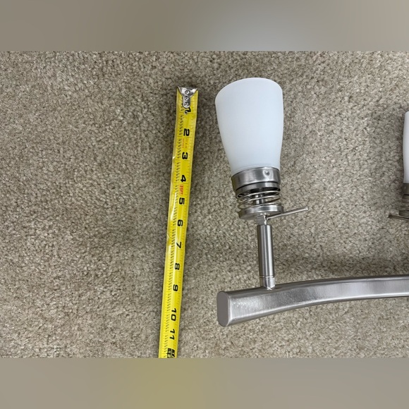 4-Light Traditional Track Lighting Set, Satin Nickel - Picture 5 of 14